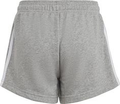 Rückansicht von adidas 3 STRIPES Sweatshorts Kinder medium grey heather-white