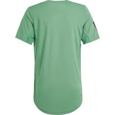 Rückansicht von adidas CLUB Tennisshirt Kinder preloved green
