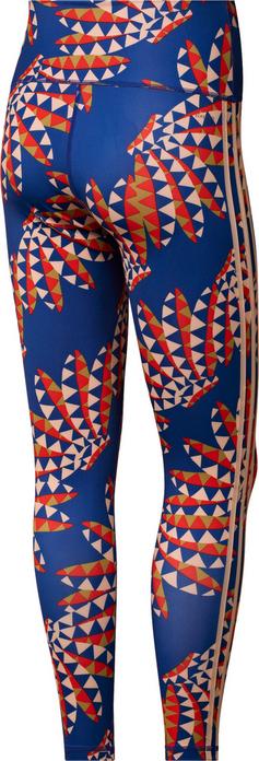 Rückansicht von adidas X Farm Rio 7/8-Tights Damen boblue-bliora