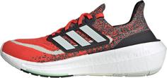 Rückansicht von adidas ULTRABOOST LIGHT Laufschuhe Herren bright red-crystal jade-green spark