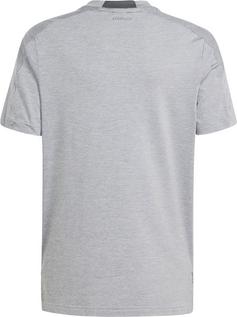 Rückansicht von adidas HEA Funktionsshirt Kinder grey one-grey three-grey six-reflective silver