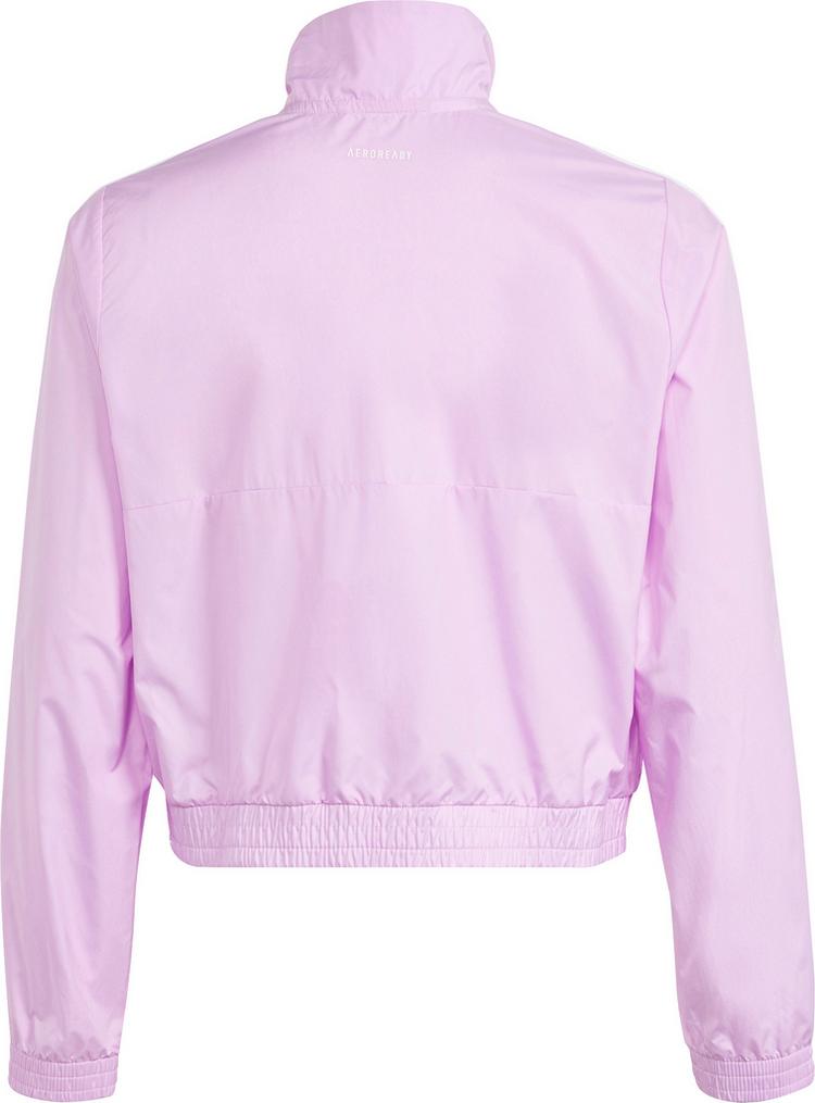 adidas adidas TRAIN ESSENTIALS 3S Trainingsjacke M&auml;dchen - bliss lilac-white - 0 | SportScheck