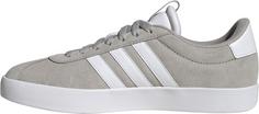 Rückansicht von adidas VL Court 3.0 Sneaker Damen grey two-ftwr white-silver metallic