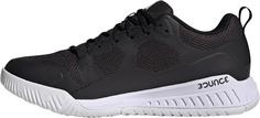 Rückansicht von adidas Court Team Bounce 2.0 Hallenschuhe Herren core black-ftwr white-core black