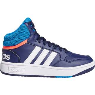 adidas HOOPS MID 3.0 K Sneaker Kinder dark blue-blue rush-turbo