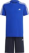adidas Trainingsanzug Jungen - lucid blue-white