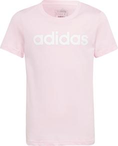 adidas T-Shirt Kinder clear pink-white