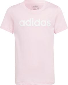 adidas T-Shirt Kinder clear pink-white