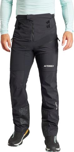 Rückansicht von adidas TECHROCK Skitourenhose Herren black