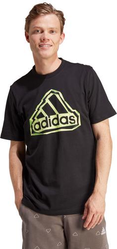 Rückansicht von adidas Badge of Sports T-Shirt Herren black