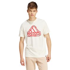 Rückansicht von adidas Badge of Sports T-Shirt Herren white