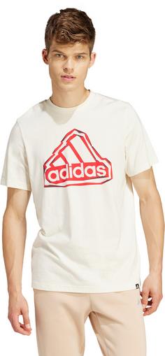 Rückansicht von adidas Badge of Sports T-Shirt Herren white