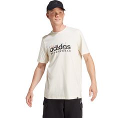 Rückansicht von adidas Landscape T-Shirt Herren white