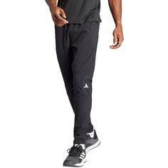 Rückansicht von adidas Designed for Training Workout Trainingshose Herren black