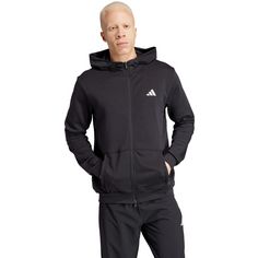 Rückansicht von adidas Pump Workout Trainingsjacke Herren black-white