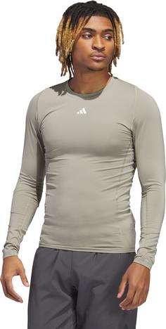 Rückansicht von adidas Funktionsshirt Herren silver pebble