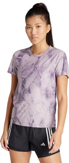 Rückansicht von adidas ULTAOP Funktionsshirt Damen preloved fig-ash purple
