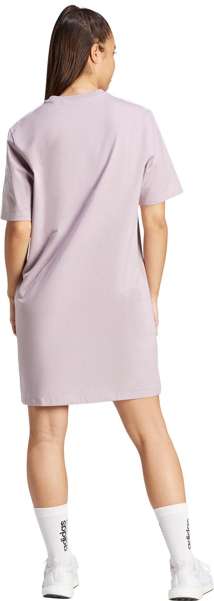 adidas adidas 3S Boyfriend Jerseykleid Damen - preloved fig - 1 | SportScheck