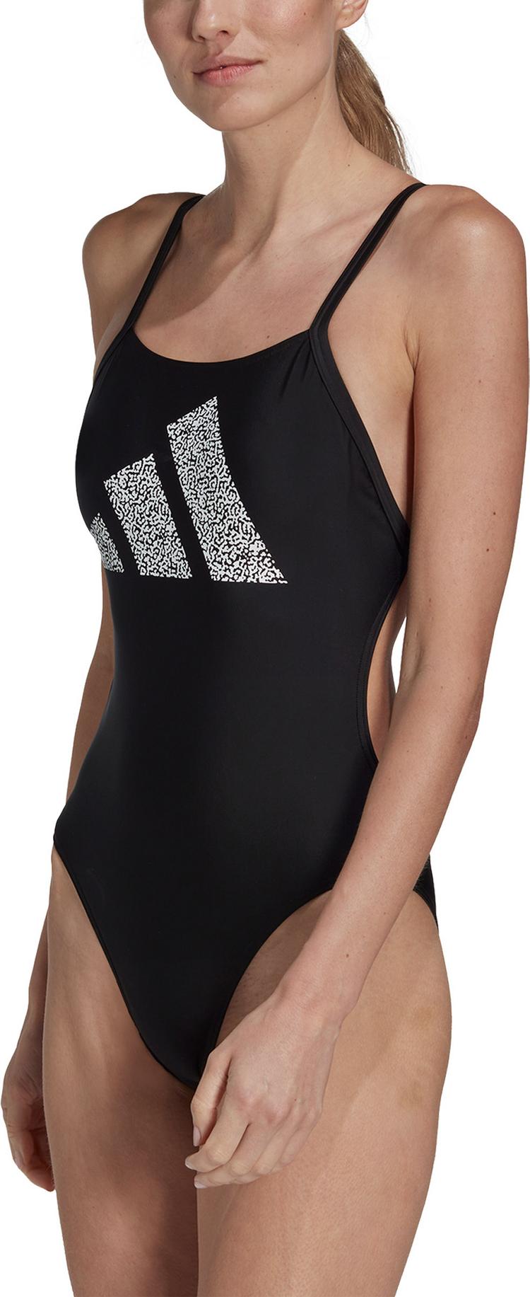 adidas adidas 3BARS PR SUIT Schwimmanzug Damen - black-white - 3 | SportScheck