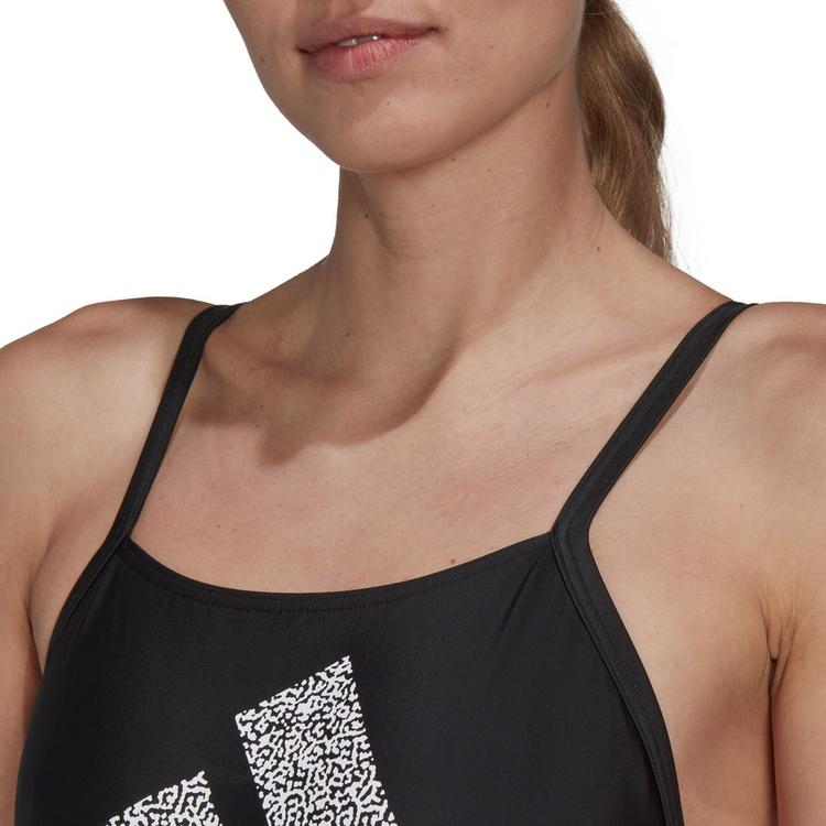 adidas adidas 3BARS PR SUIT Schwimmanzug Damen - black-white - 4 | SportScheck