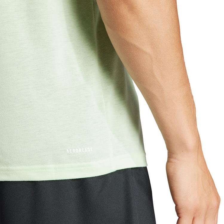 adidas adidas Train Essentials feelready Logo Funktionsshirt Herren - semi green spark-green spark - 5 | SportScheck