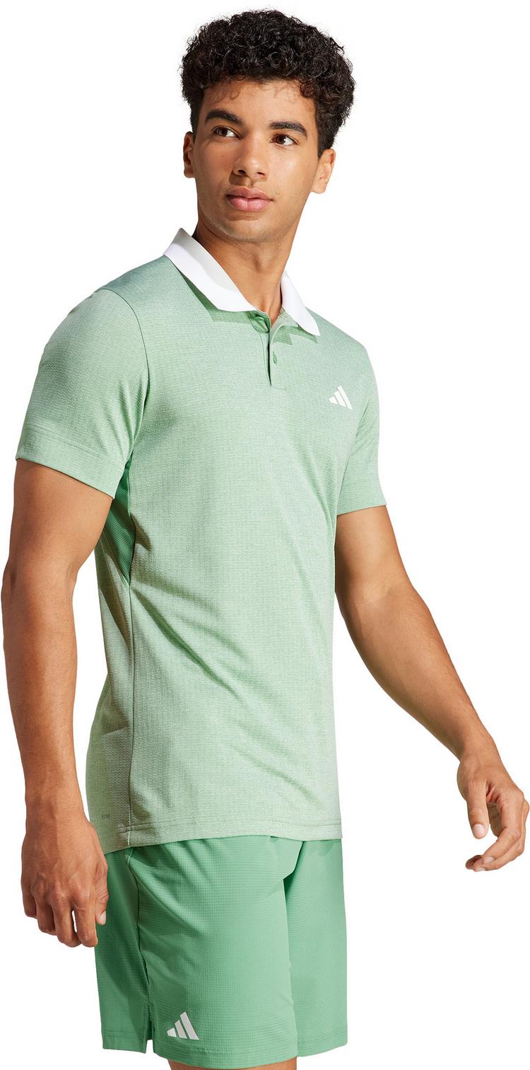 adidas adidas Freelift Tennis Polo Herren - preloved green-white - 2 | SportScheck