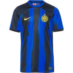 Nike Inter Mailand 23-24 Heim Fußballtrikot Kinder lyon blue-black-vibrant yellow