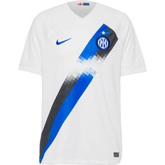 Nike Inter Mailand 23-24 Auswärts Fußballtrikot Herren white-lyon blue