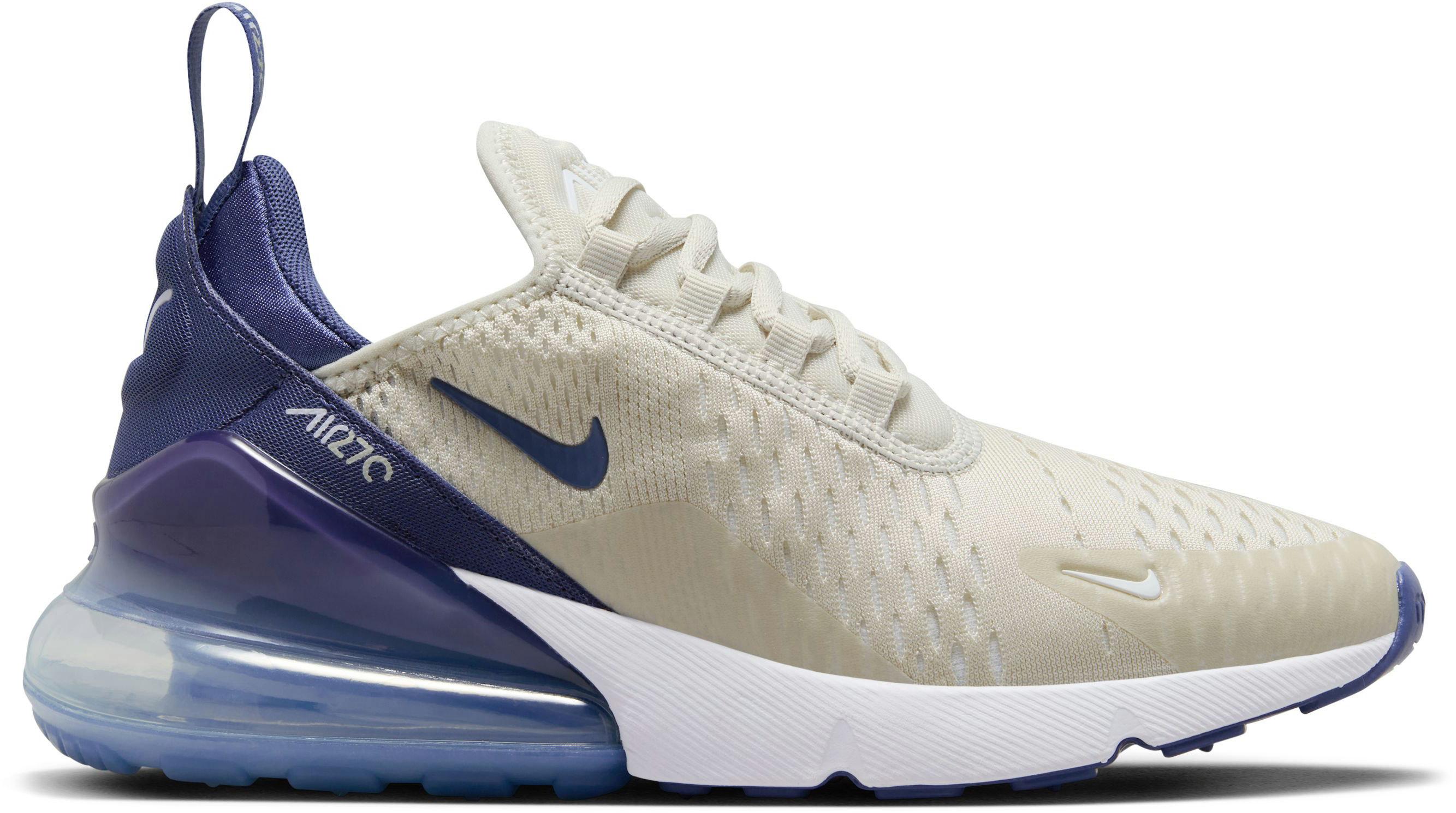 Nike Air Max 270 Sneaker Damen light bone diffused blue white im Online Shop von SportScheck kaufen