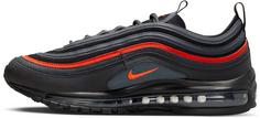 Rückansicht von Nike Air Max 97 Sneaker Herren black-picante red-anthracite