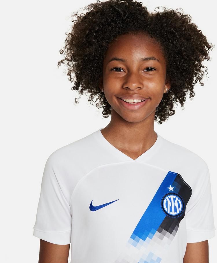Nike Nike Inter Mailand 23-24 Ausw&auml;rts Teamtrikot Kinder - white-lyon blue - 2 | SportScheck