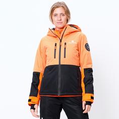 Rückansicht von Maui Wowie Snowboardjacke Damen tangerine