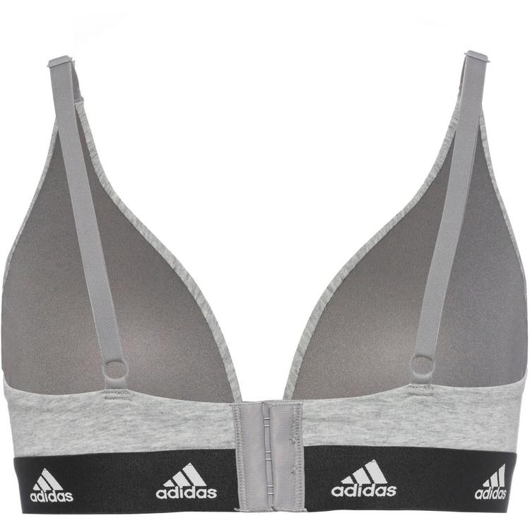adidas adidas Smart Cotton Solid BH Damen - heather grey - 0 | SportScheck