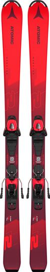ATOMIC REDSTER J2 130-150 + L 6 GW 23/24 Carving Ski Kinder - red