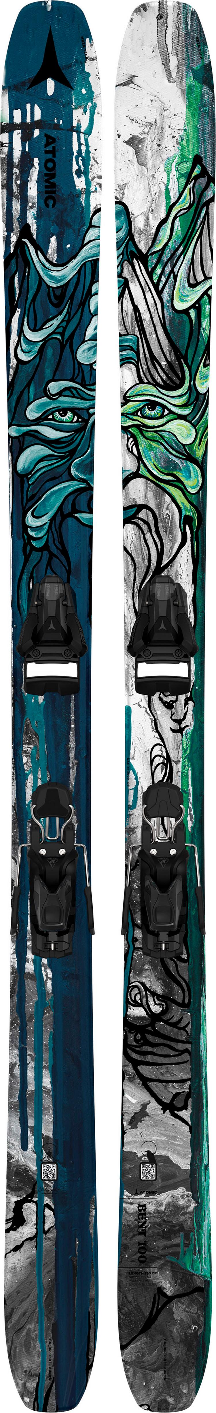 ATOMIC ATOMIC BENT 100 + STRIVE 12 GW 23/24 Freeride Ski - blue-grey - 0 | SportScheck
