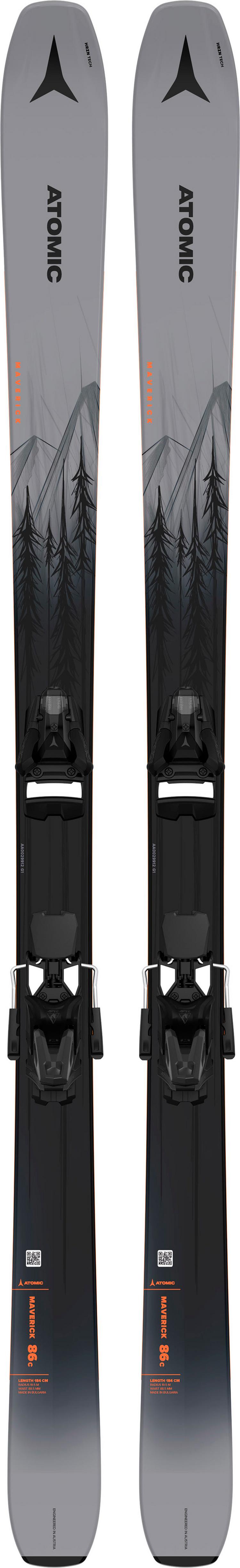 ATOMIC ATOMIC MAVERICK 88 TI + STRIVE 14 GW 23/24 All-Mountain Ski - grey metallic-black-orange - 0 | SportScheck