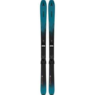 ATOMIC MAVERICK 86 C + STRIVE 12 GW 23/24 All-Mountain Ski metalic blue-black-orange