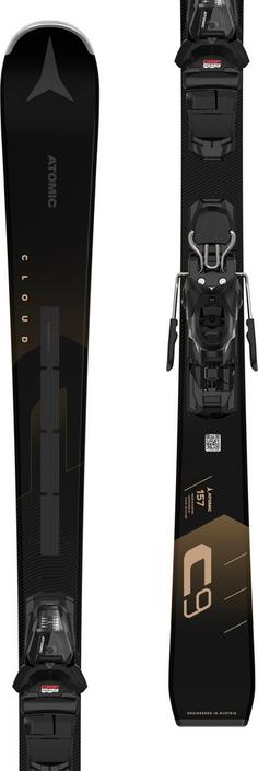 Rückansicht von ATOMIC CLOUD C9 REVOSHOCK LIGHT + M 10 GW 23/24 Carving Ski Damen black