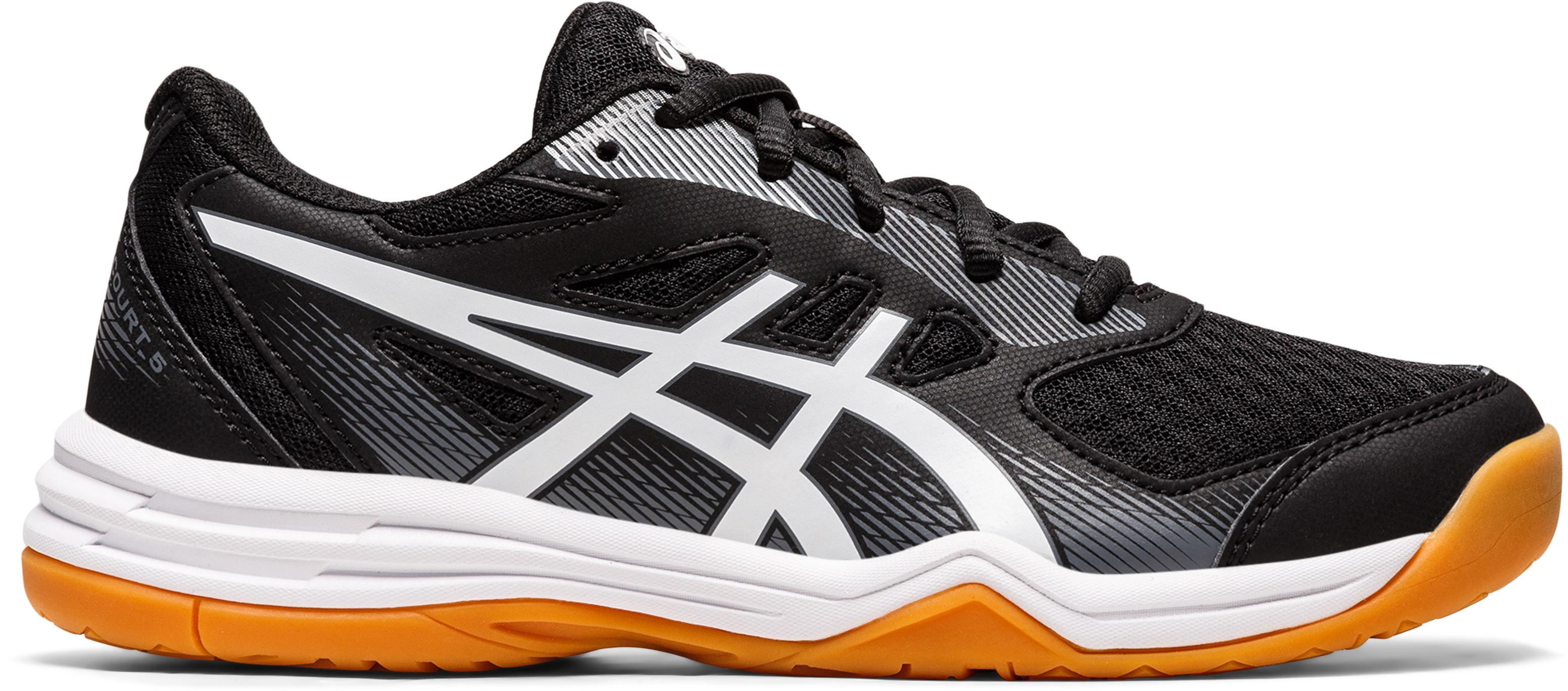 ASICS UPCOURT GS Hallenschuhe Kinder black-white im Online Shop
