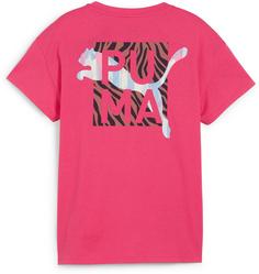 Rückansicht von PUMA ANIMAL REMIX Funktionsshirt Kinder garnet rose