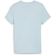 Rückansicht von PUMA ESSENTIALS LOGO T-Shirt Kinder turquoise surf