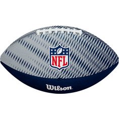 Rückansicht von Wilson NFL New England Patriots Football blau