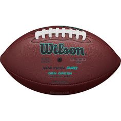 Rückansicht von Wilson NFL IGNITION PRO ECO Football braun
