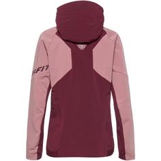 Rückansicht von Dynafit TLT Softshelljacke Damen mokarosa