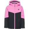 Ziener PYTUR Skijacke Kinder - black-fuchsia pink