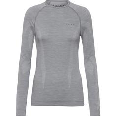 Falke Wool Tech Langarmshirt Damen grey-heather