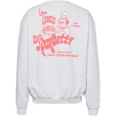 Rückansicht von ON VACATION Less Upsettii Sweatshirt white