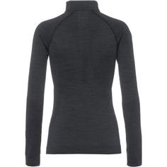 Rückansicht von Falke Wool Tech Langarmshirt Damen black