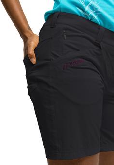 Rückansicht von Maier Sports Lulaka Funktionsshorts Damen black