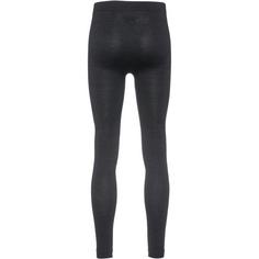 Rückansicht von Falke Wool Tech Thermounterhose Herren black